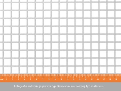 Dierovaný plech QG 10-12 - 1x2 m, hrúbka 1 mm
