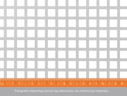 Dierovaný plech QG 10-14 - 1x2 m, hrúbka 1 mm