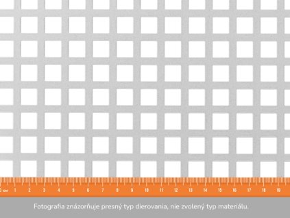 Dierovaný plech QG 10-15 - 1x2 m, hrúbka 2 mm