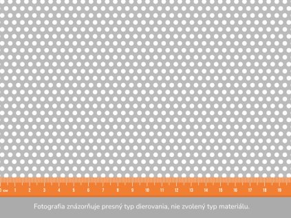 Dierovaný plech RV 4-7 - 1x2 m, hrúbka 4 mm