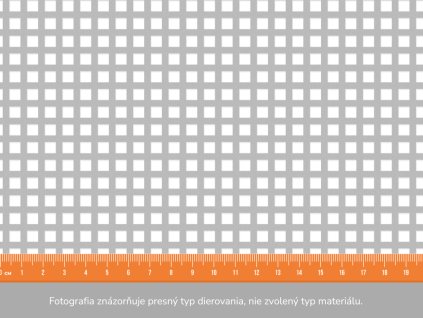 Dierovaný plech QG 5-8 - 1x2 m, hrúbka 1 mm