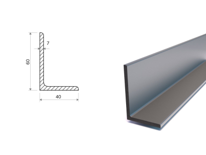 L profil 60x40x7