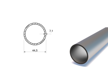 Trubka bezošvá 44,5x7,1