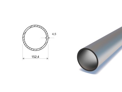 Trubka bezošvá 152,4x4,5