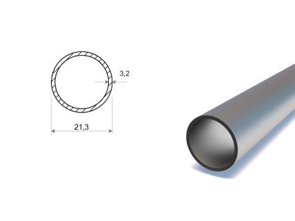 Trubka bezošvá 21,3x3,2
