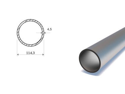 Trubka bezošvá 114,3x4,5 (11353)
