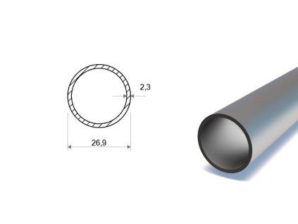 Trubka bezošvá 26,9x2,3 (S355)