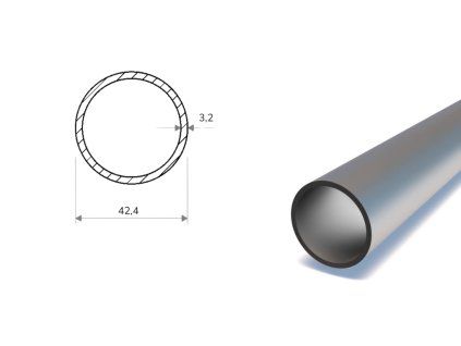 Trubka bezošvá 42,4x3,2 (S355)