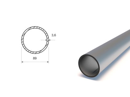Trubka zváraná 89x3,6