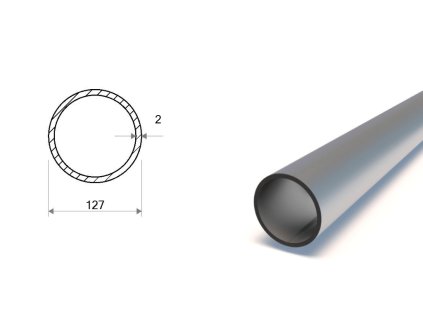 Trubka zváraná 127x2