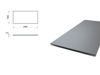 Oceľový plech 1x2 m, hrúbka 0,5 mm (DC01)_1