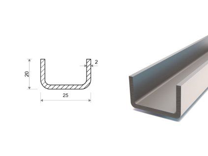 U profil pozinkovaný 20x25x20x2_1