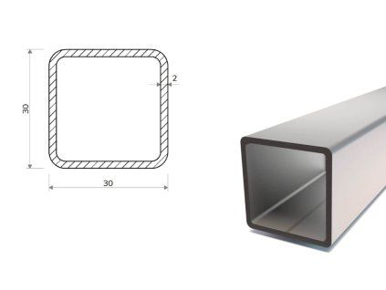Pozinkovaný jokel 30x30x2