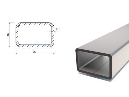 Pozinkovaný jokel 20x10x1,5