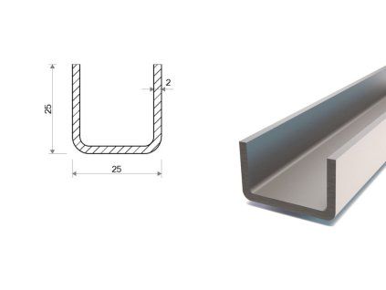 U profil pozinkovaný 25x25x25x2_1