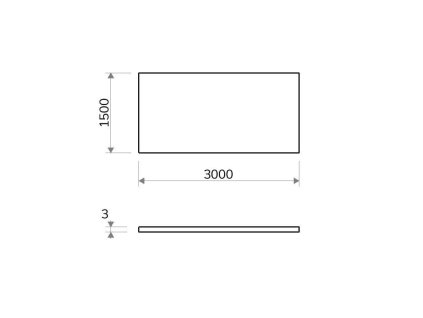 Eloxovaný hliníkový plech 1,5×3 m, hrúbka 3 mm – elox 10 µm Natural + fólia_2