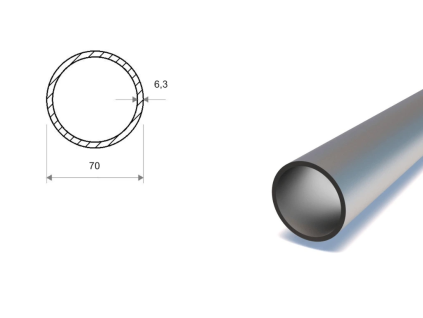 Trubka bezošvá 70x6,3 (P235TR2)