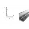 Nerezový L Profil 65x50x5 (1.4301/7)