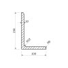 Nerezový L Profil 150x100x10 (1.4301/7)_2