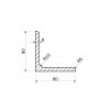 Nerezový L Profil 80x80x8 (1.4301/7)_2