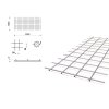 Zváraná sieť 30x30, 1x2 m, priemer 3 mm