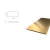 Mosadzný plech 1×2 m, hrúbka 4 mm (CW508L)