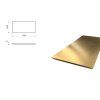 Mosadzný plech 1×2 m, hrúbka 0,7 mm (CW508L) - mäkký
