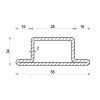 Praporkový profil T 55x34x25x2_2