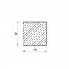 Štvorcová tyč 80x80 mm (S355)_2