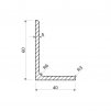 Hliníkový L profil 60x40x5 (EN 6060)_2