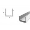 Hliníkový U profil 20x20x20x2