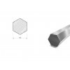 Nerezová tyč šesťhranná 13 mm (1.4541)