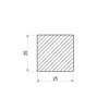 Nerezová tyč štvorcová 25x25 mm (1.4301/7)_2