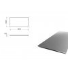 Nerezový plech kartáčovaný 1x2 m, hrúbka 0,8 mm (1.4301/7) + fólie