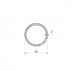 Nerezová rúra bezošvá 22x2 (1.4571)_2