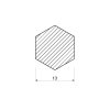 Nerezová tyč šesťhranná 13 mm (1.4301/7)_2
