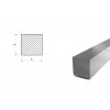 Nerezová štvorcová tyč 5x5 mm - ťahaná (1.4301/7)
