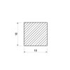 Nerezová štvorcová tyč 18x18 mm - ťahaná (1.4301/7)_2