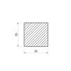 Nerezová tyč štvorcová 55x55 mm (1.4301/7)_2